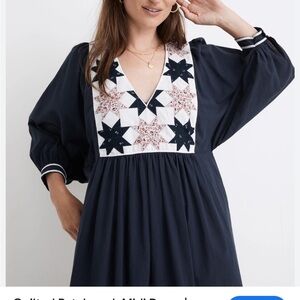 NWT Madewell patchwork dress